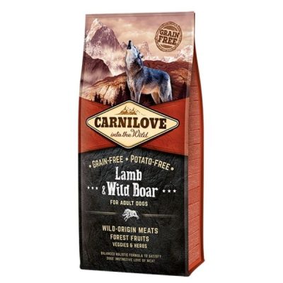 Carnilove Lamb & Wild Boar Adult Dog Food - 12kg