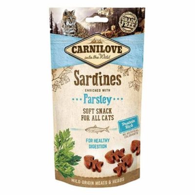 Carnilove Soft Cat Snack - Sardines With Parsley