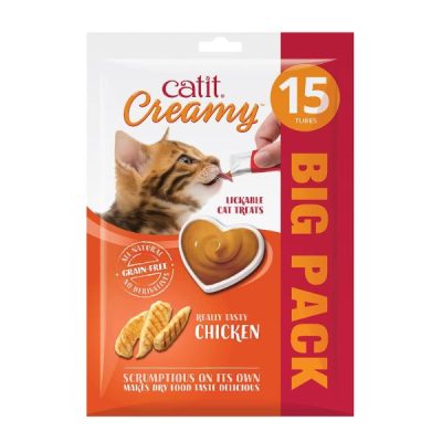 Catit Creamy Cat Treats 15 x 10g - Chicken