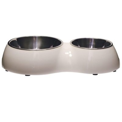 Catit Cat Double Diner - White