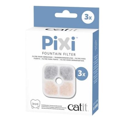 Catit PIXI Cat Drinking Fountain Filters - 3 Pack