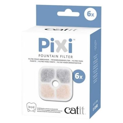 Catit PIXI Cat Drinking Fountain Filters - 6 Pack