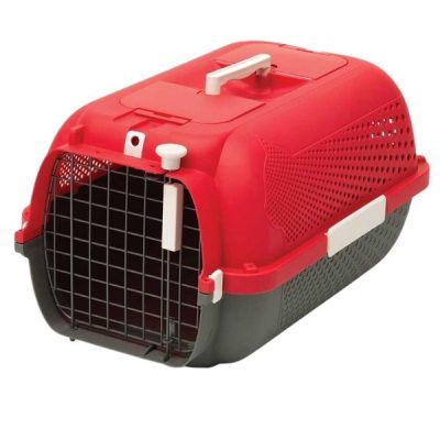 Catit Voyageur Cat Carrier - Medium, Cherry Red