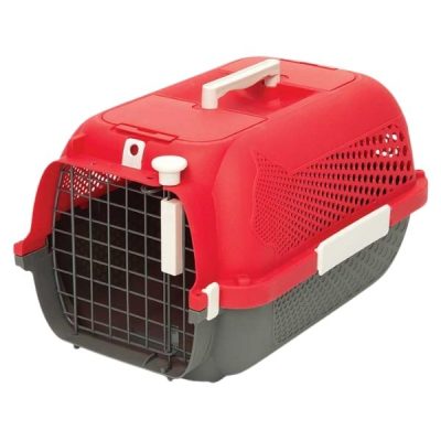 Catit Voyageur Cat Carrier - Small, Cherry Red