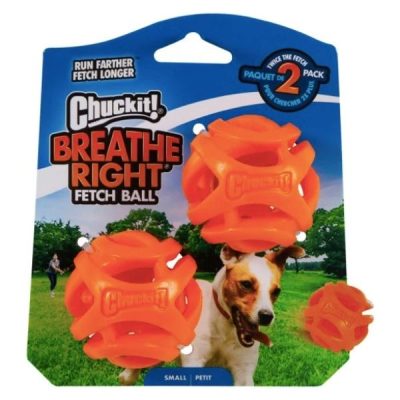 Chuckit! Breathe Right Fetch Ball - Small 2pk