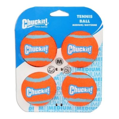 Chuckit! Tennis Ball - Medium 4pk