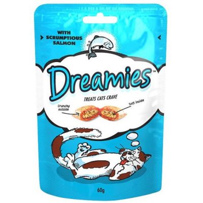 Dreamies 60G Cat Treats - Salmon