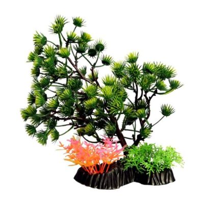Aqua One Ecoscape Medium Aquatic Plants - Umbrella Pine Tree Green