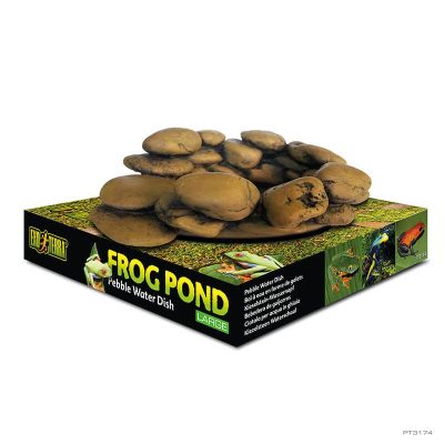 Exo Terra Frog Pond Pebble Water Dish - Large