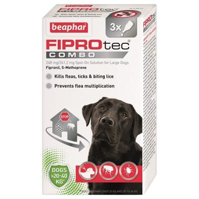 FIPROtec Combo Spot-On Large Dog - 3 Pipettes
