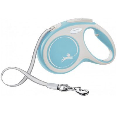 Flexi NEW Comfort Retractable Tape Dog Lead - Light Blue, M: 5 m