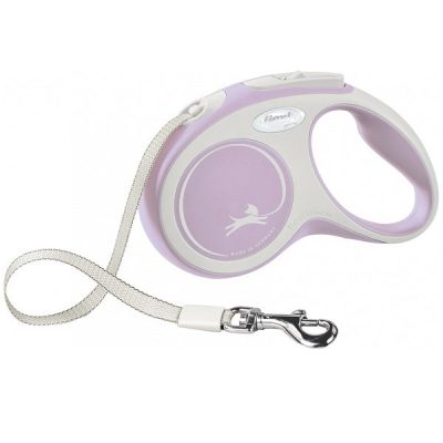 Flexi NEW Comfort Retractable Tape Dog Lead - Pink, S: 5 m