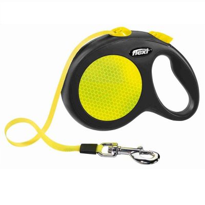 Flexi New NEON Retractable Tape Dog Lead - Large