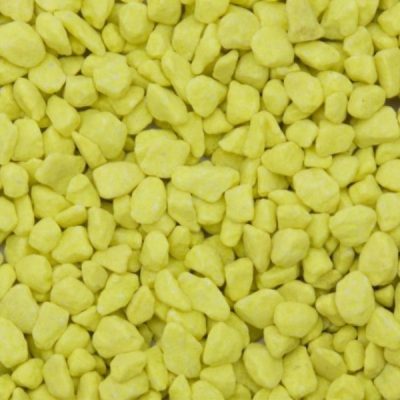Unipac Fluoro Gravel - 20kg, Yellow