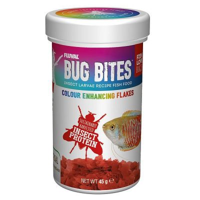 Fluval Bug Bites Colour Enhancing Flakes - 45g