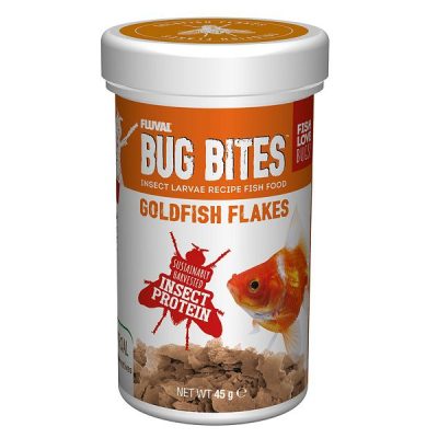 Fluval Bug Bites Goldfish Flakes - 45g