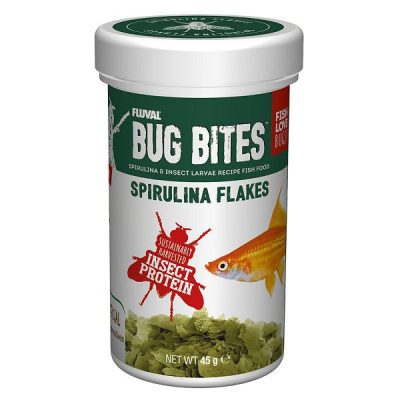 Fluval Bug Bites Spirulina Flakes - 45g