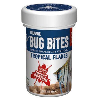 Fluval Bug Bites Tropical Flakes - 18g