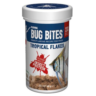 Fluval Bug Bites Tropical Flakes - 45g