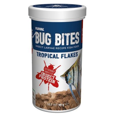 Fluval Bug Bites Tropical Flakes - 90g