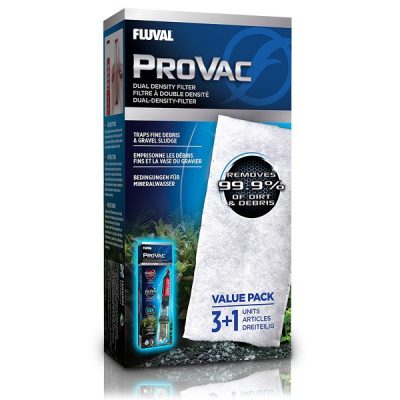 Fluval ProVac Powered Aquarium Gravel Cleaner - Dual Density Filter Pad