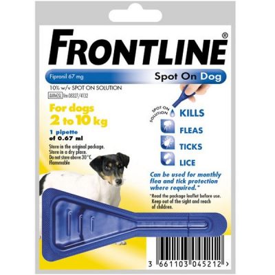 Frontline Spot On Dog - S - (2-10 kg)