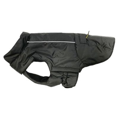 Go Walk Black Reflective Dog Coat - Extra Small