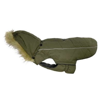 Go Walk Green Parka Dog Jacket - Medium