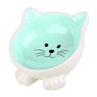 Happy Pet Orb Cat Bowl - Blue