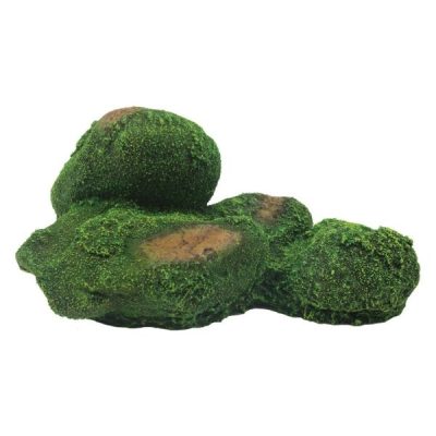 Hugo Rock with Moss - 20 x 13 x 9 cm