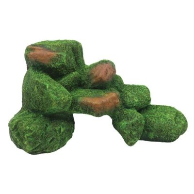Hugo Rock with Moss - 24 x 15 x 13 cm