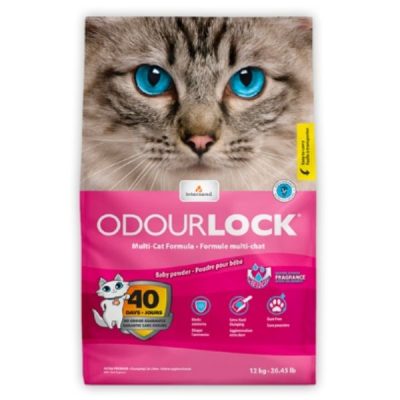 Intersand Odourlock Clumping Litter - Baby Powder 12kg