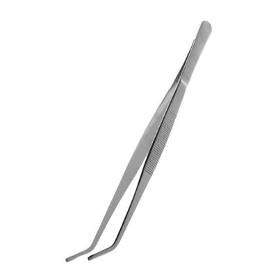Komodo Angled Stainless Steel Feeding Tongs - 25cm