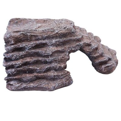 Komodo Basking Platform Corner Ramp - Brown - Large