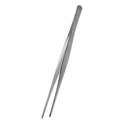 Komodo Straight Stainless Steel Feeding Tongs - 25cm