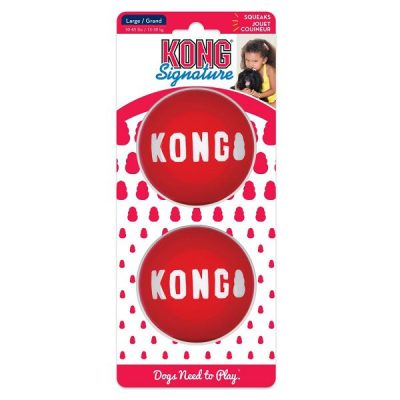 KONG Signature Ball - Large (2pk)