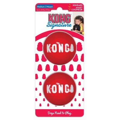 KONG Signature Ball - Medium (2pk)