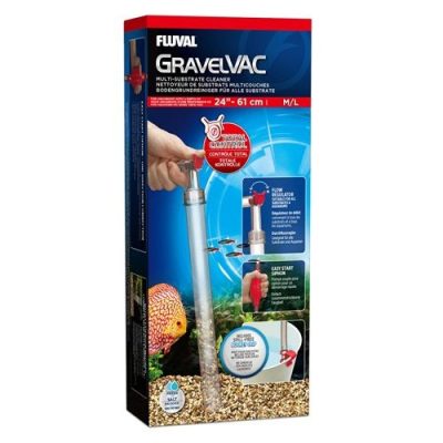 Fluval Gravel Vac Multi-Surface Substrate Cleaner - Medium-Large