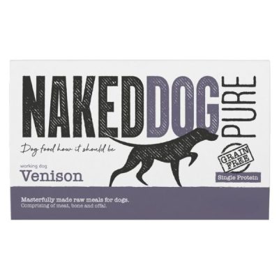 NakedDog Pure Raw Dog Meals - Venison