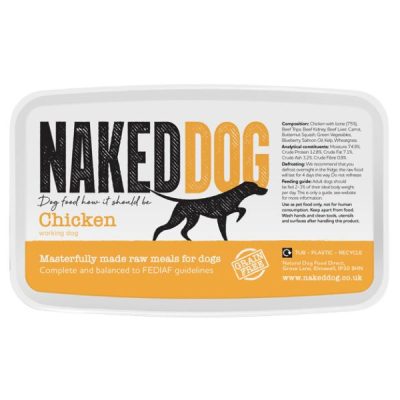 NakedDog Raw Working Dog Food - Chicken