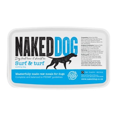 NakedDog Raw Working Dog Food - Surf & turf