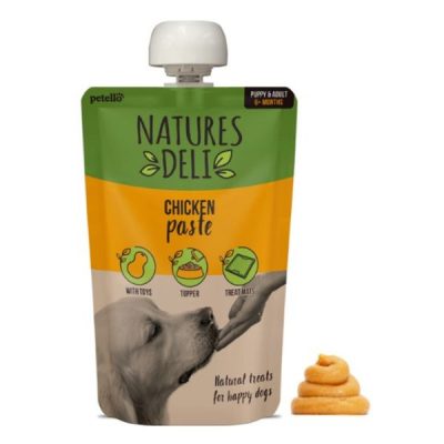 Natures Deli Paste Pouch Dog Treat 100g - Chicken