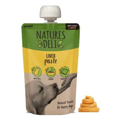 Natures Deli Paste Pouch Dog Treat 100g - Liver