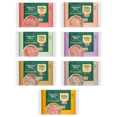 Natures Menu Natural Raw Mince Dog Food 400g - White Fish