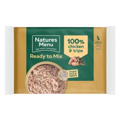 Natures Menu Natural Raw Mince Dog Food 400g - Chicken & Tripe