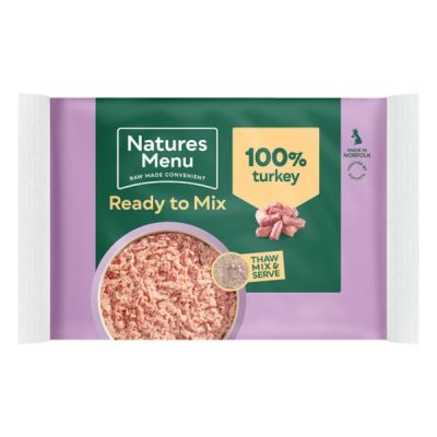 Natures Menu Natural Raw Mince Dog Food 400g - Turkey