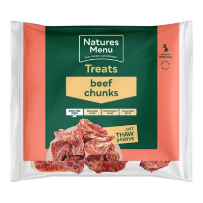 Natures Menu Natural Raw Whole Meat Chunks 1kg - Beef Chunks