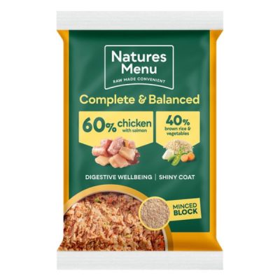 Natures Menu Raw Natural Adult Single Serve 300g - Chicken, Fish & Veg