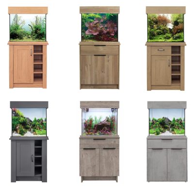 Aqua One OakStyle 110 Aquarium and Cabinet Set - Yorkshire Grey
