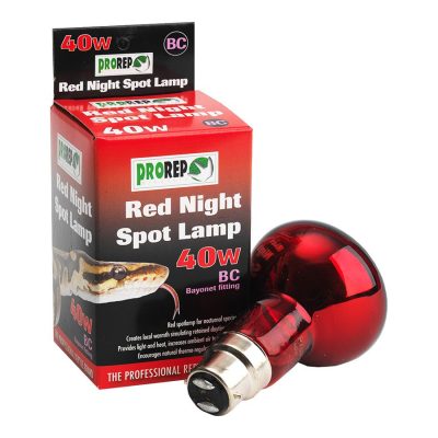 ProRep Red Night Spotlamp (BC) Bayonet - 40W